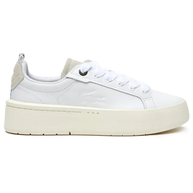 Lacoste Women's Carnaby Platform Leather Sneakers - White & Off White