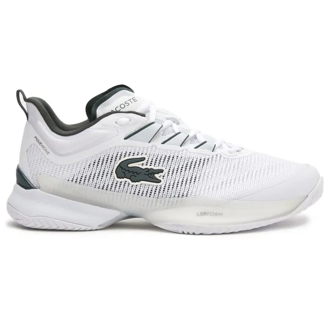Lacoste AG-LT23 Ultra Tennis Shoes - White & Dark Green