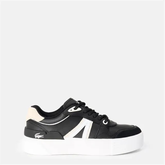 Lacoste Women's L002 EVO Leather Trainers - Black & Off White