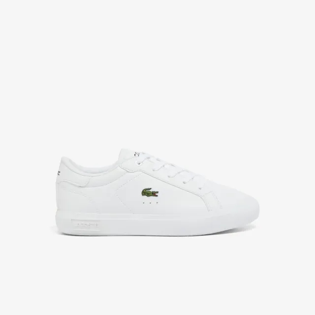 Lacoste Children's Powercourt Trainers - White