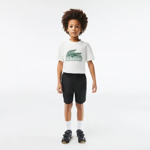 Lacoste Sport Diamond Taffeta Shorts - Black