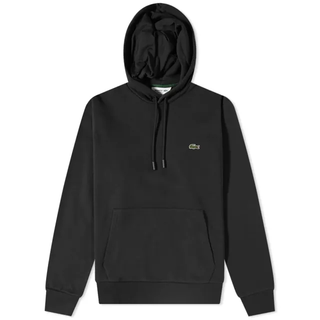 Lacoste Fleece Hoodie - Black