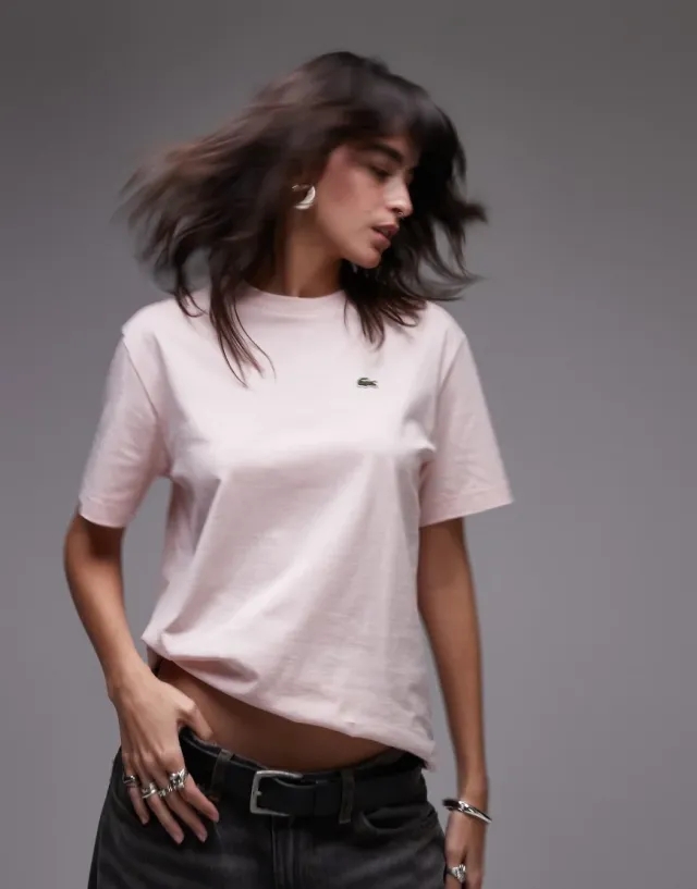 Lacoste T-Shirt In Light Pink