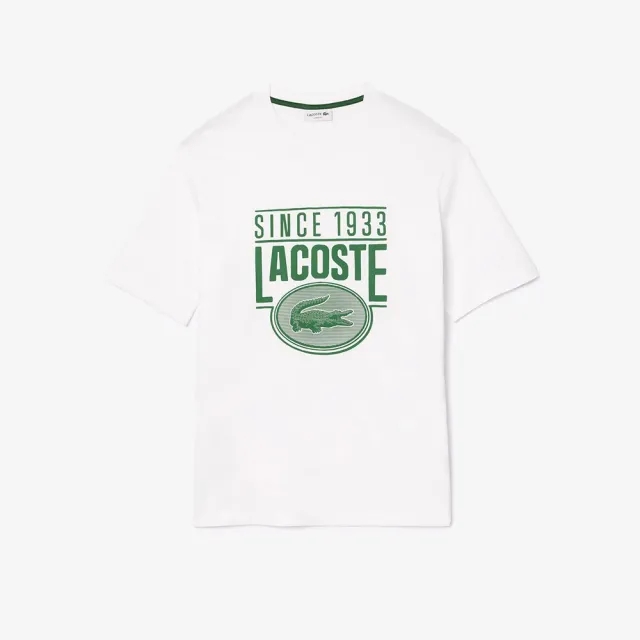 Lacoste Loose-Fit Heavy Cotton Printed T-Shirt
