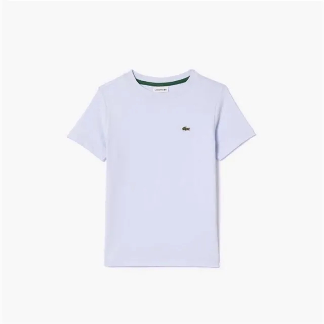 LACOSTE Boys Logo Crew Neck T Shirt - Blue