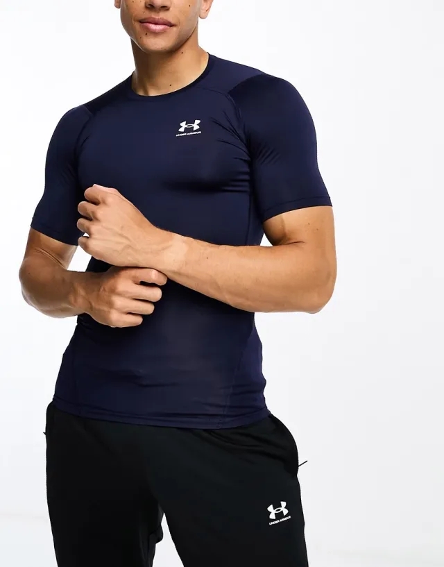 Under Armour Heatgear Comp T-Shirt Men - Dark Blue