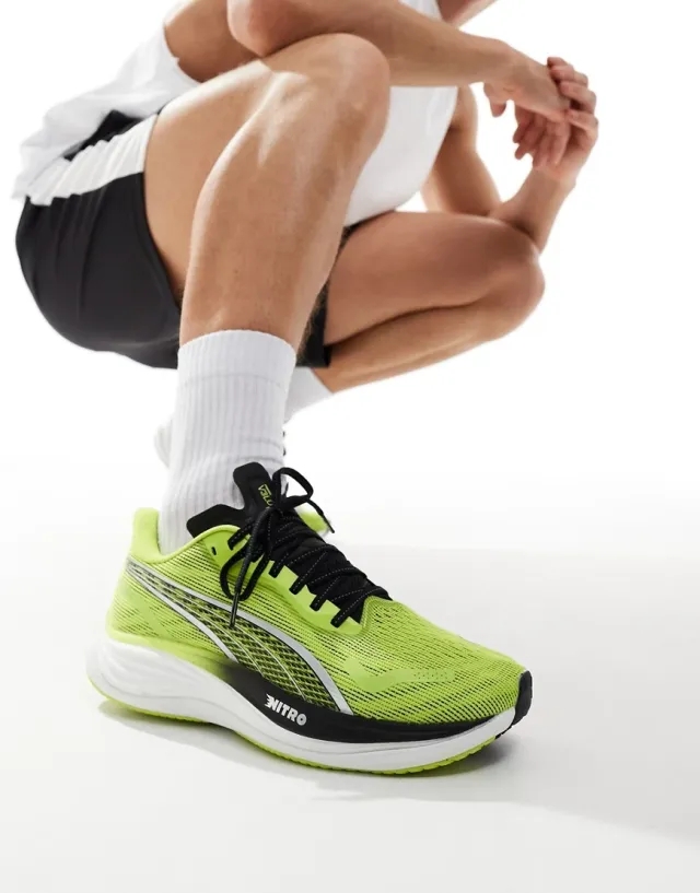 Ss24 Puma Velocity Nitro 3 Men's Running Shoes Lime