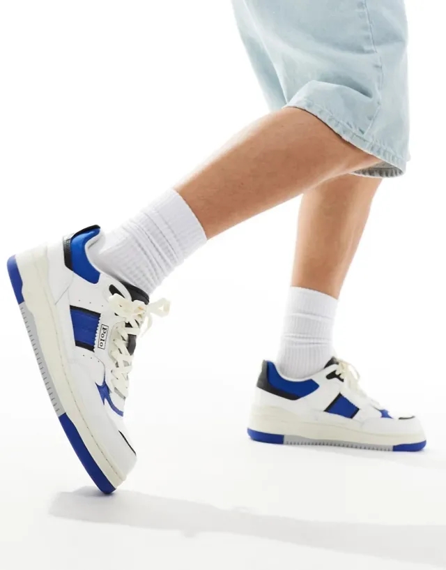 Polo Ralph Lauren Master Sport Trainer - White - Size 6 - White