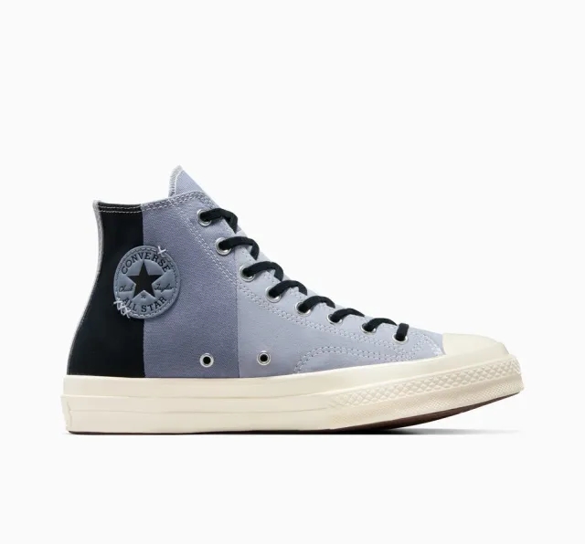 Converse Chuck 70 Hi Suede And Canvas Trainers In Blue Multi
