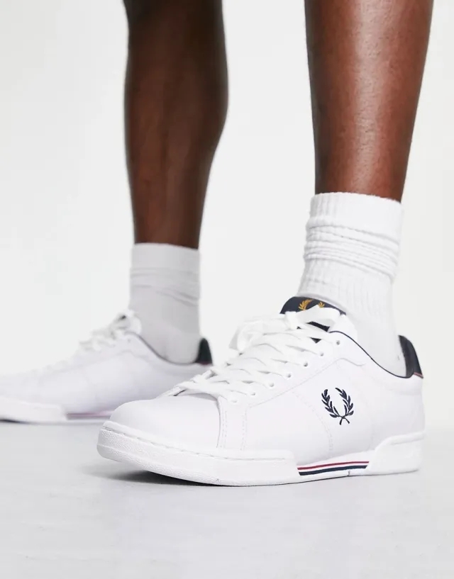 Fred Perry B722 - White - Mens