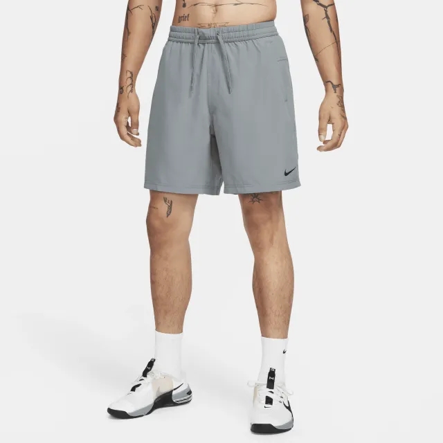 Nike Form Men's Dri-FIT 18cm (approx.) Unlined Versatile Shorts - Grey - Polyester