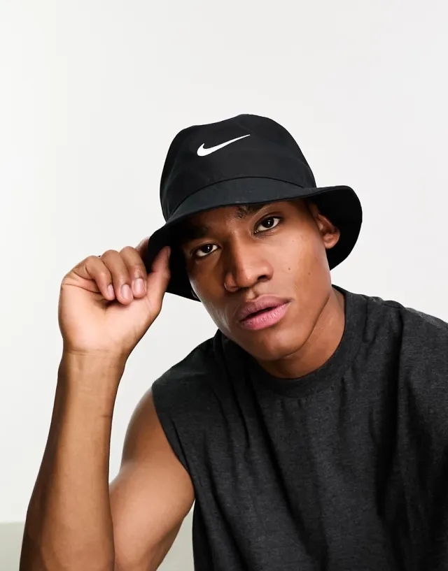 Nike Apex Swoosh Bucket Hat - Black