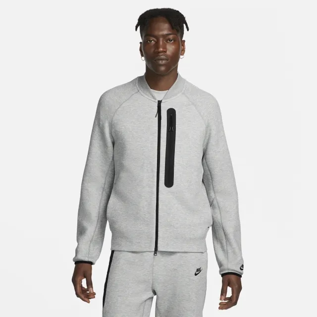 Nike Sportswear Tech Fleece Men's Bomber Jacket - Grey - Sustainable Blends Minimum