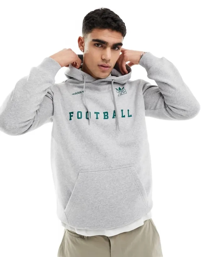 Adidas Originals '72 Hoodie In Grey