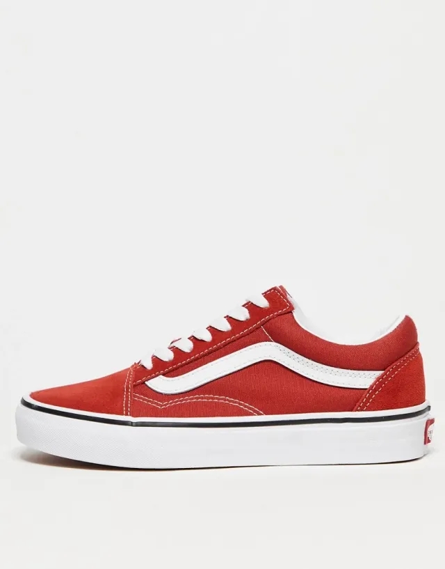 Vans  Old Skool  women's Shoes (Trainers) in Red