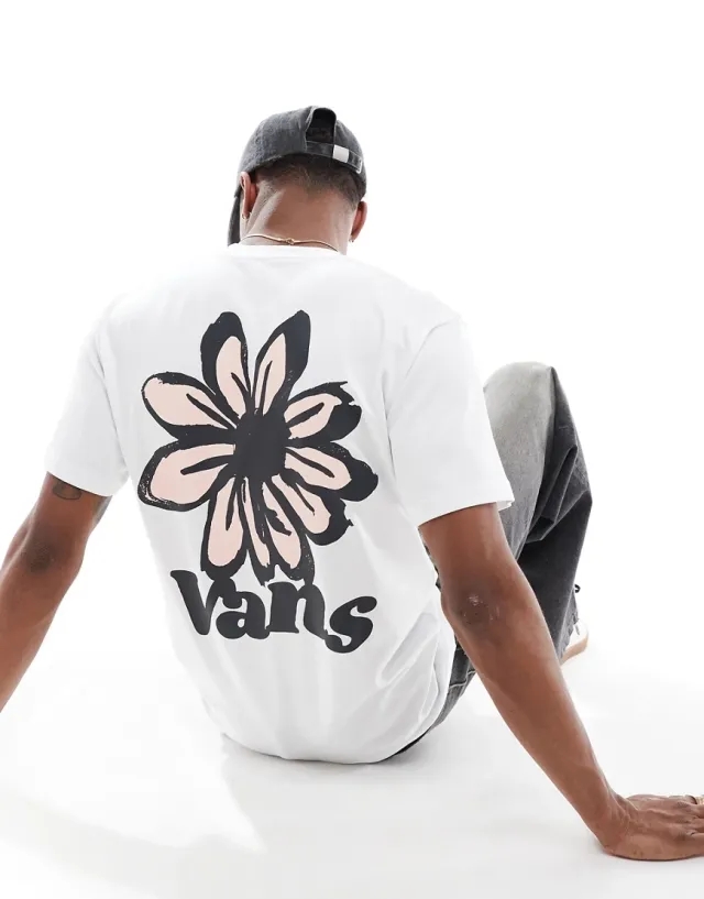 Vans T-Shirt With Back Graphic In White