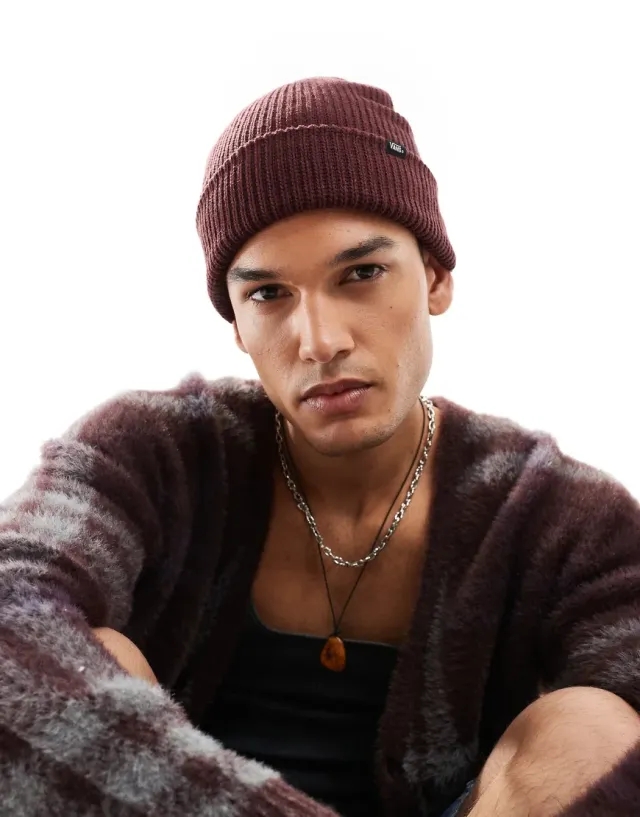 Vans - Core Basics Beanie, Man, Burgundy