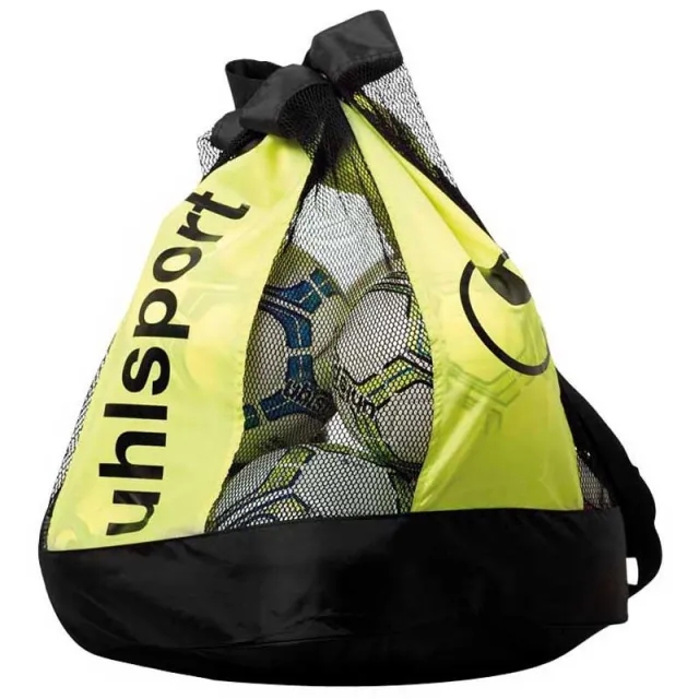 Uhlsport Logo Ball Bag  - Yellow,Black
