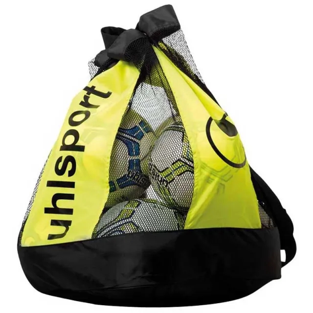 Uhlsport Logo Ball Bag  - Yellow,Black