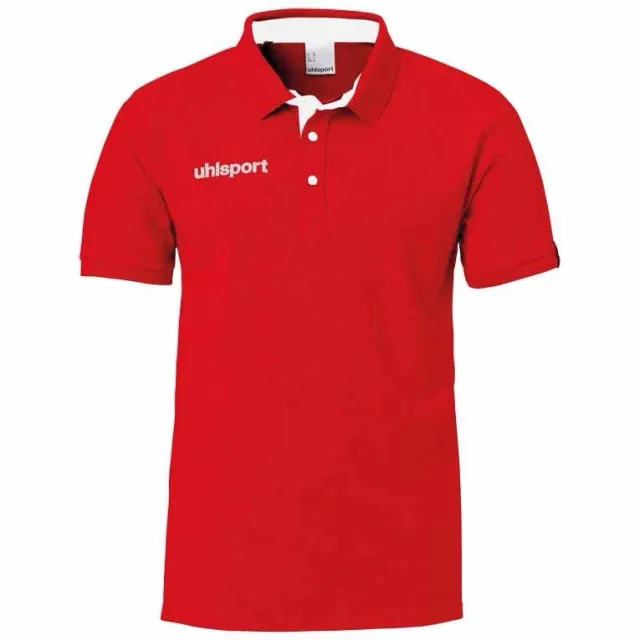 Uhlsport Essential Prime Short Sleeve Polo  - Red