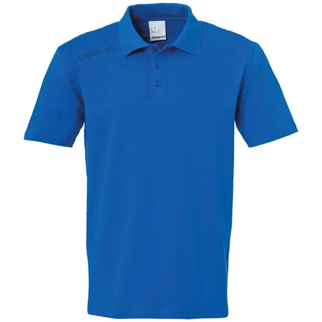 Uhlsport Essential Short Sleeve Polo  - Blue