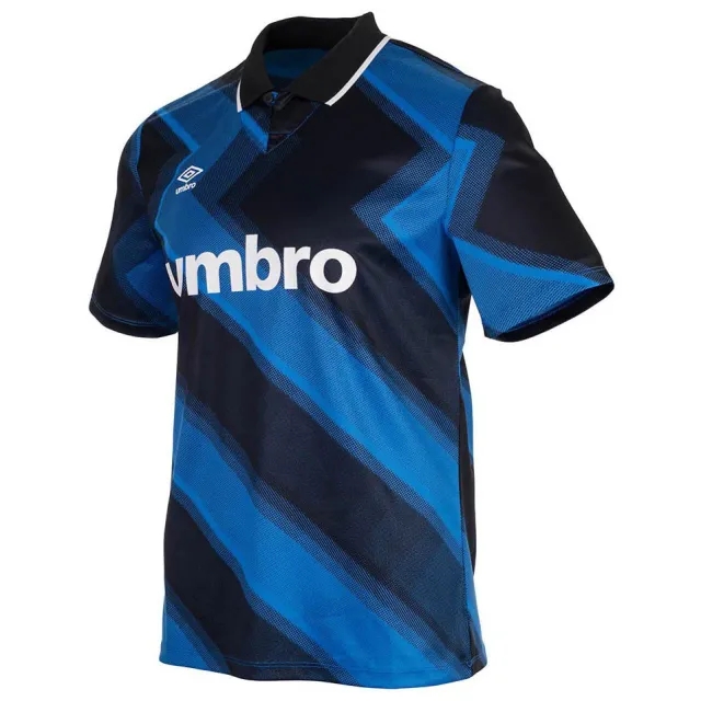 Umbro Terrace Short Sleeve T-shirt  - Blue,Black