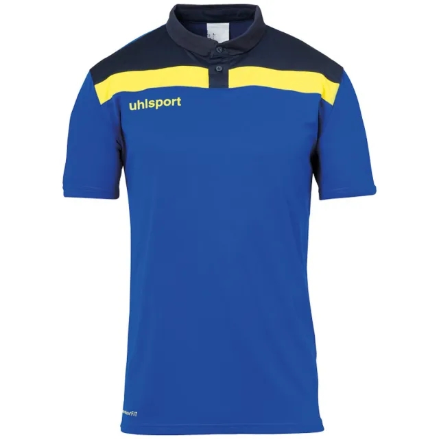 Uhlsport Offense 23 Short Sleeve Polo  - Blue