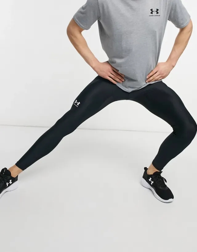 Under Armour Heatgear Tight Men - Black, White