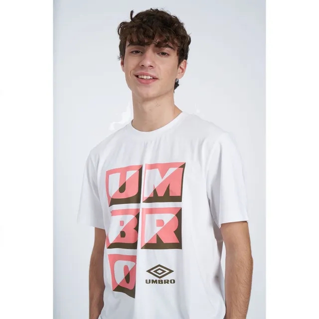 Umbro Zuma Graphic Short Sleeve T-shirt  - White