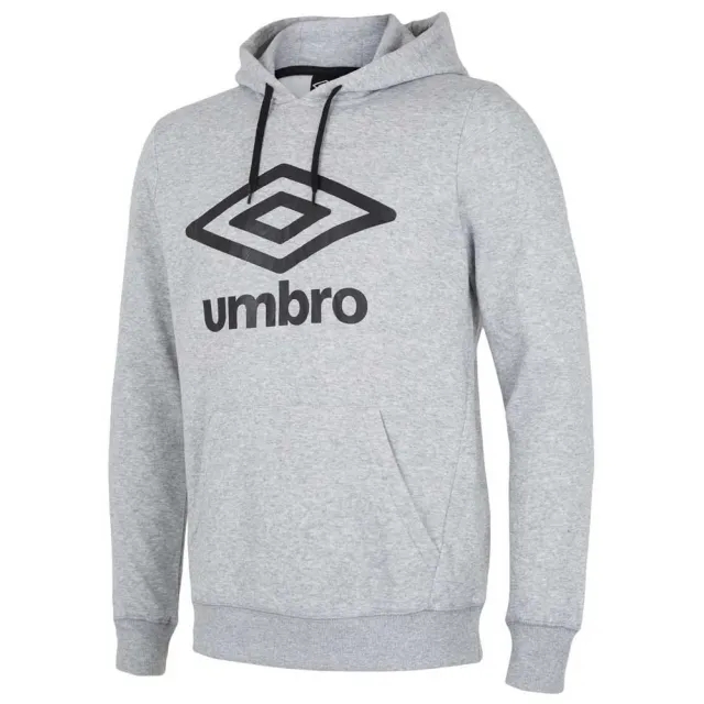 Umbro Large Logo Half Zip Sweatshirt  - Grey