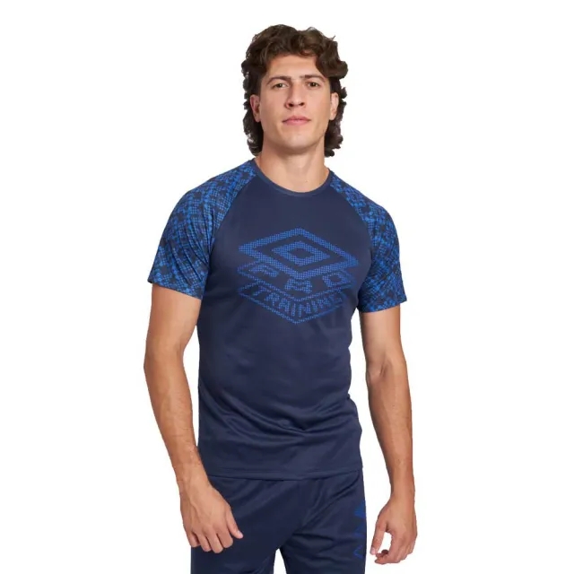 Umbro Pro Training Active Graphic Short Sleeve T-shirt  - Blue