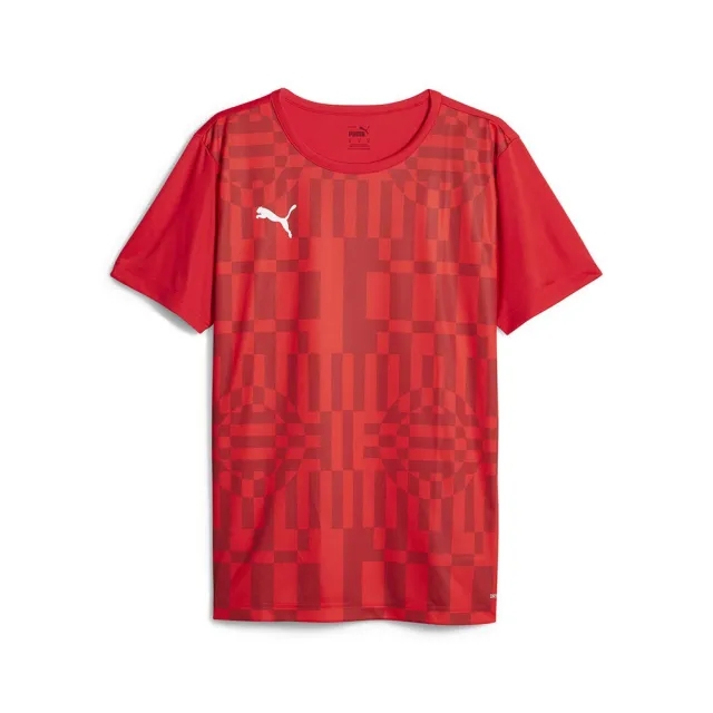 Puma Individual Rise Graph Short Sleeve T-shirt  - Red