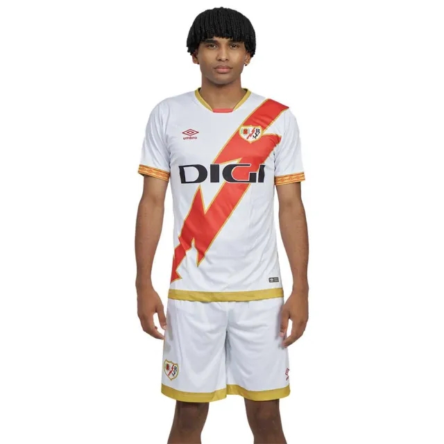 Umbro Rayo Vallecano Mens SS Home Shirt 2023/24