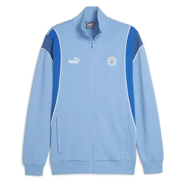 Man City FtblArchive Track Jacket (Light Blue) 2023-2024 Men's Size: Small Manchester City Made By: Puma