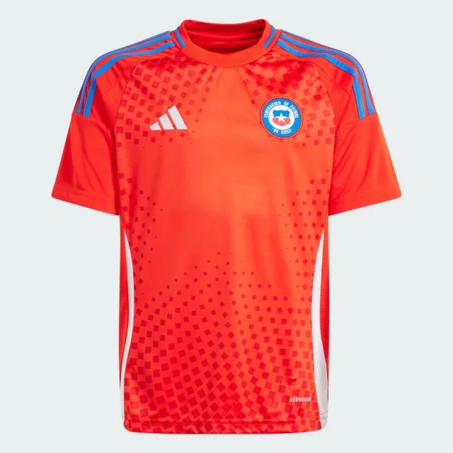 adidas Chile Kids SS Home Copa America Shirt 2024