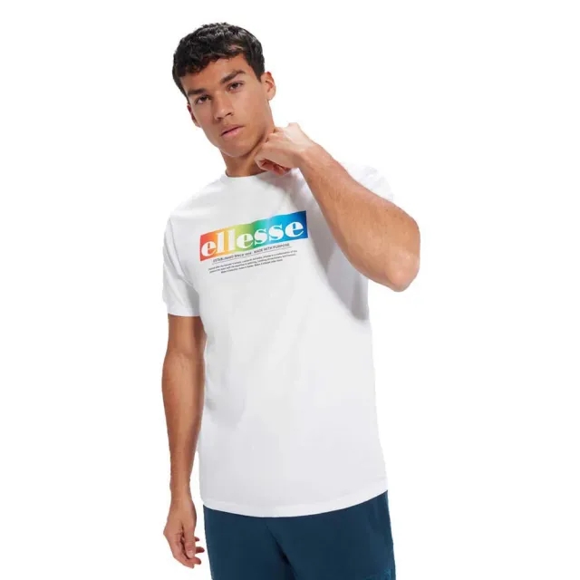 Ellesse Allegrio Short Sleeve T-shirt  - White