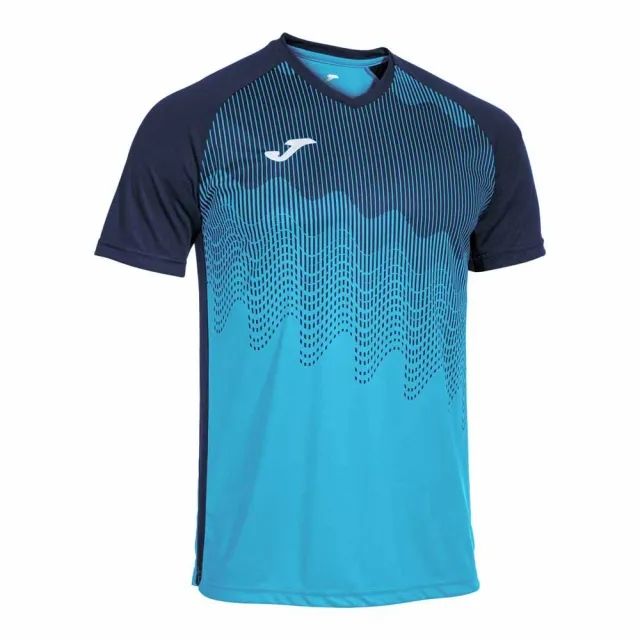 Joma Tiger Vi Short Sleeve T-shirt  - Blue,Black