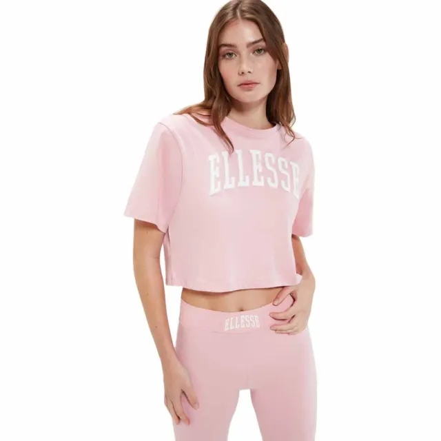 Ellesse Lanetto Crop Short Sleeve T-shirt  - Pink