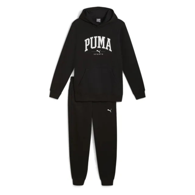 Puma Squad Hooded Tracksuit  - Black