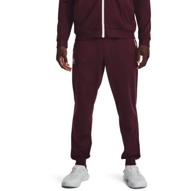 Men's  Under Armour  Sportstyle Joggers Dark Maroon / White L