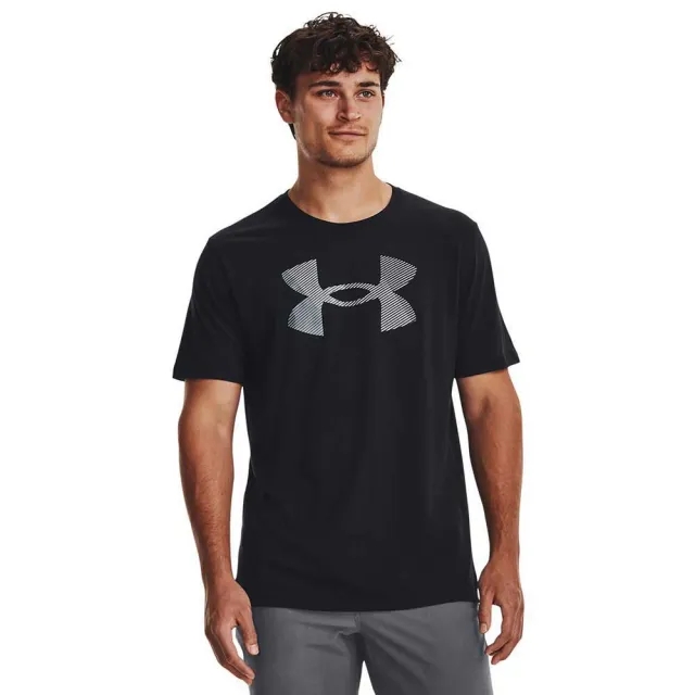 Men's  Under Armour  Big Logo Fill Short Sleeve Black / Pitch Gray / Pitch Gray XS