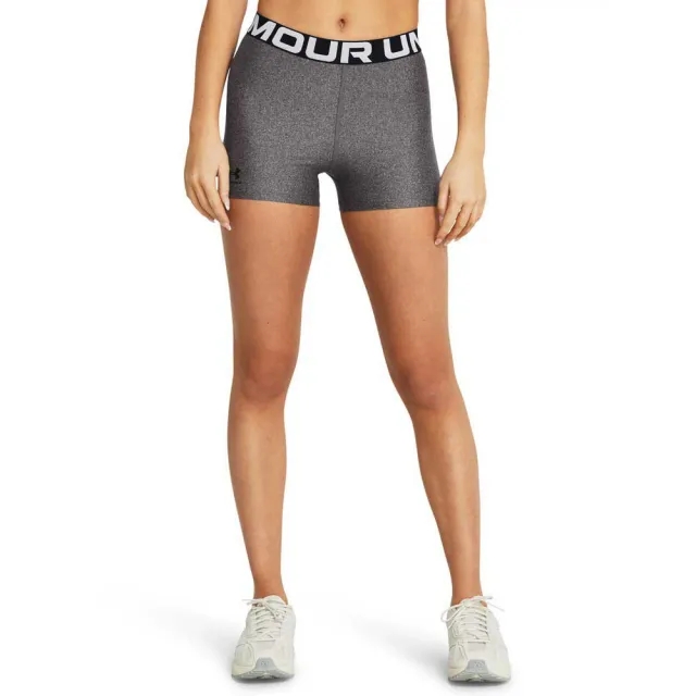 Under Armour Women's HeatGear® Shorty Charcoal Light Heather / Black XXL