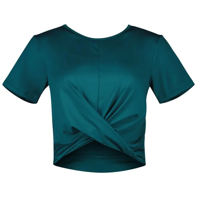 Under Armour Crossover Crop SS - Blue