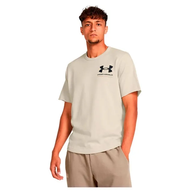 Under Armour Rival Terry SS Colorblock - Brown