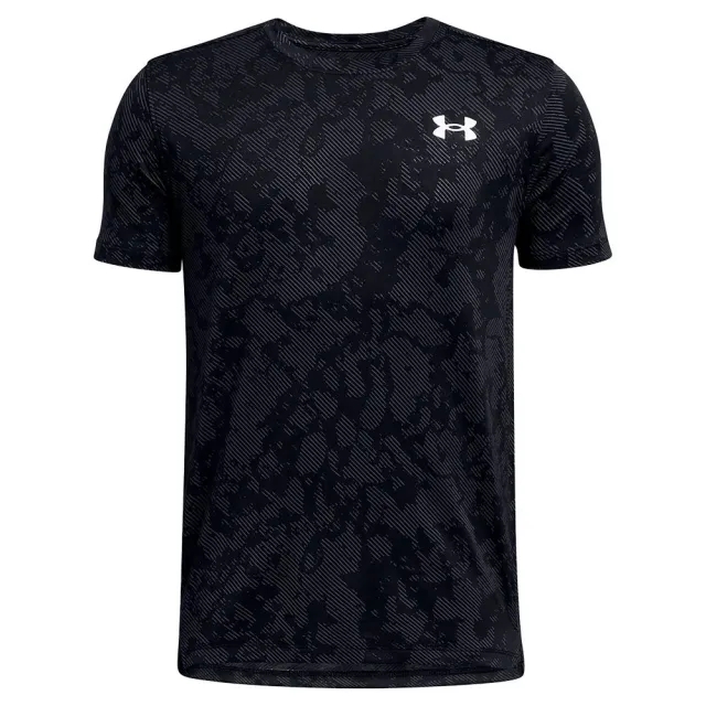 Boys'  Under Armour  Tech™ Vent Geode Short Sleeve Black / White YXL (63 - 67 in)
