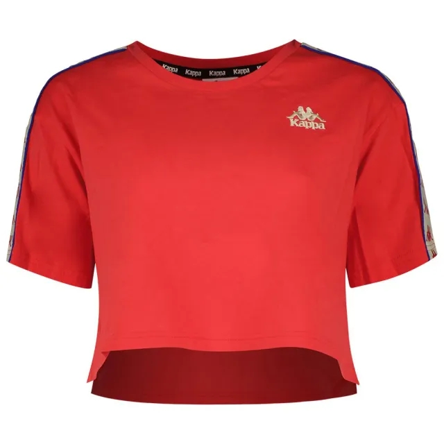 Kappa Apua Authentic Short Sleeve T-shirt  - Red