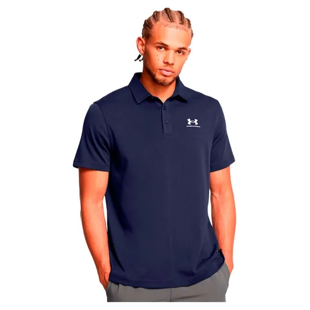 Men's  Under Armour  Icon Polo Midnight Navy / White XXL