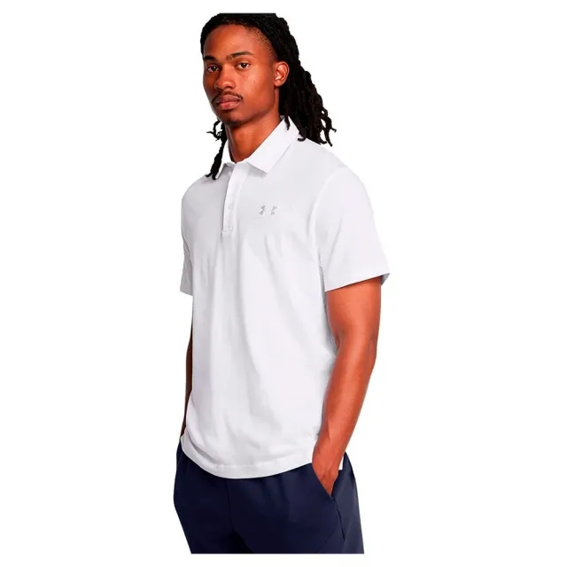 Men's  Under Armour  Icon Polo White / White XXL