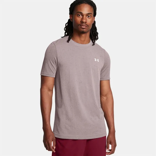 Men's  Under Armour  Vanish Seamless Short Sleeve Tetra Gray / White M