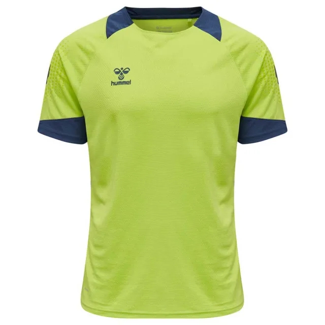 Hummel Lead Poly Short Sleeve T-shirt  - Green